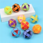 Folding Magic Snake Ruler Puzzle Antistress Cube Educational Toy for Kids Birthday Party Favors Goodie Bags School Reward - Image 2