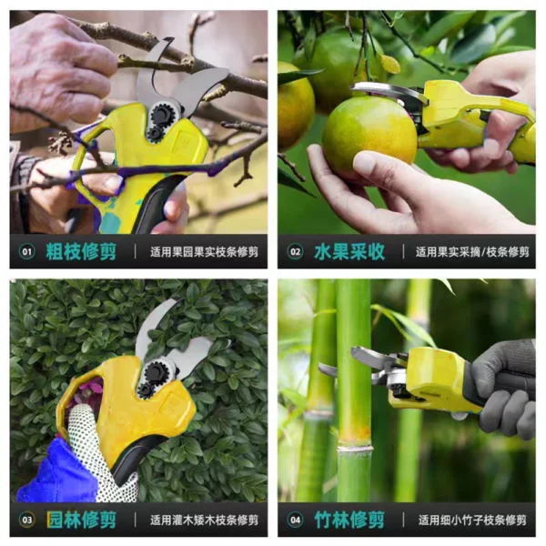 Cordless Electric Pruning Shears Brushless Battery Pruner Compatible with Makita 18V Ideal for Cordless Electric Garden Scissors - Image 2
