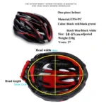 Ultralight Cycling Helmet Flame Design MTB Road Riding Safety Adjustable Hat Helmet Integrally-molded Bike Bicycle Helmet - Image 6