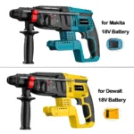Brushless 26MM Electric Hammer Drill Multifunctional Rotary Cordless Rechargeable Power Tools Fit Makita/Dewalt 18V Battery - Image 5