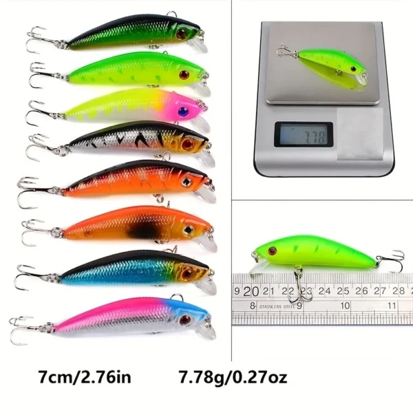 56 Pieces/Batch Multifunctional Bait Set with Hook, Crank Bait and Spinner - Great for Carp and Other Fish - Image 5