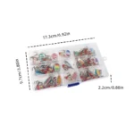 30pcs/Set Spinner Fishing Lure Kit Metal Sequin Spoon Hard Bait Rotating Spinner Lure Bait for Bass Trout Perch Pike Tackle - Image 2