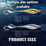 5-40g Metal Spinner Jigging Lure Sea Bass Mackerel Snapper Sequins Fishing Lure Cast Fishing Bait Sea Fishing Tackle Ocean Beach - Image 2