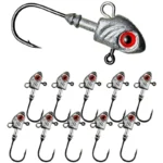 3PCS Jighead Fishhooks 3.5g-33g Fishing Hooks With Treble Hook Sequin Spoon Soft Worm Assist Fishing Hooks Soft Worm Accessories - Image 4