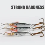 Rotating Metal Spinner Bait Hard Spoon Bass Fishing Lures Sequins Iscas Artificial Baits Metal Hard Crap Pike Treble Hook Tackle - Image 3