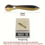5-Piece Bionic Soft Bait with Sliding Mechanism - Realistic 10cm / 3.9inch Artificial Bait Can Capture More Fish - Image 5