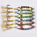 New Metal Cast Jig Lure 50g 8.2cm Fishing Lure Sinking Pencil Bait Slow Shaking Spoon Fish Saltwater Artificial Hard Bait Tackle - Image 6