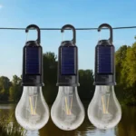 Led Tungsten Bulb Outdoor Retro Camping Light Tent Light Waterproof Emergency Lamp Bulb Solar Charging Hanging Lamp USB Charge - Image 6