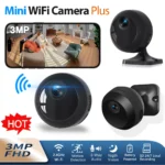 2.4GHz Wi-Fi mini security camera, 1080p HD night vision baby monitor, pet camera with mobile app, motion detection - Image 2