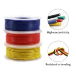 UL1007 Electric Wire 30/28/26/24/22/20/18/16AWG In Roll Lighting 300V DIY LED Lamp Line PVC Insulated Tinned Copper Cable Coil - Image 2