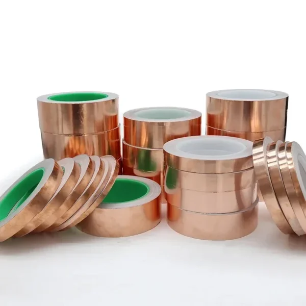 Length 20M Adhesive Conductive Copper Foil Tape 5/6/8/10/15/20/25/30/35/40/45/50mm Single/Double Sided Conduct Copper Foil Tapes - Image 5