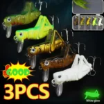 New 3PS Grasshopper Insects Fishing Lures Crap Fishing Artificial Bait Set with Box Jig Wobbler Sea Biomimetic Fishing Tackles