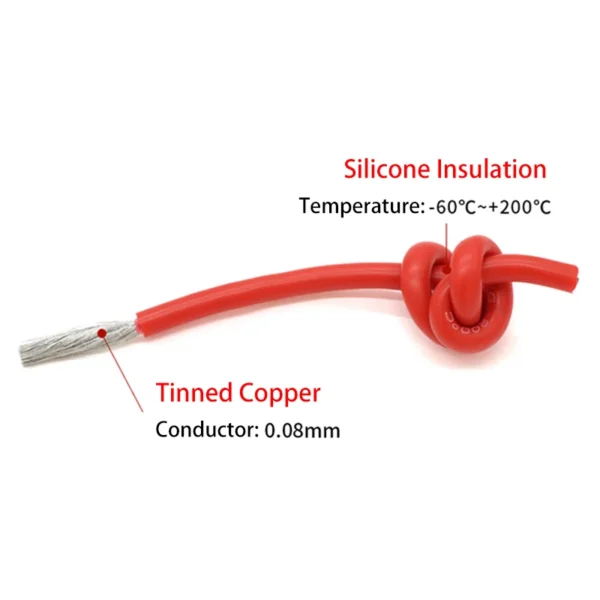 1~50m Super Soft Silicone Electronic Wire Cable 30 28 26 24 22 20 18 16 14 12 11 10 8 AWG Heat-Resistant Insulated Copper Wires - Image 2