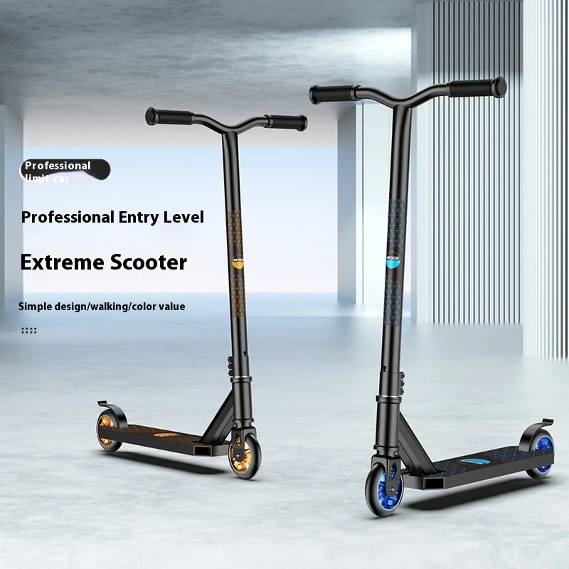 kf-S6e73cfde6e6248e2bd2a5cd2bf021bfee Teen professional stunt scooter adult fancy show off extreme car two wheels scooter scooter ride - Image 1