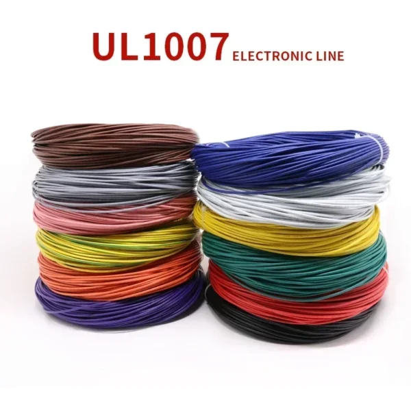 5/10m UL1007 Electronic Wire 14AWG 16AWG 18AWG 20AWG 22AWG 24AWG 26AWG 28AWG 30AWG DIY PVC Insulated Cable Tinned Copper Line - Image 6