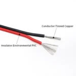 2m/5m/10m UL2468 2 Pins Electrical Wire Tinned Copper Insulated PVC Extension LED Strip Cable 16/18/20/22/24/26/28/30 Gauge AWG - Image 2