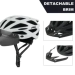 Cycling Helmet with Taillight for Men and Women, 4 Modes to Switch Bicycle Helmet, MTB Road Bike, E-Bike Motorcycle - Image 5