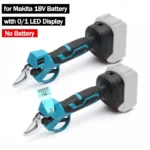 Brushless Electric Pruning Shears 25mm Garden Tool Pruner with 0/1 LED Display Cordless Electric Garden Scissors No Battery