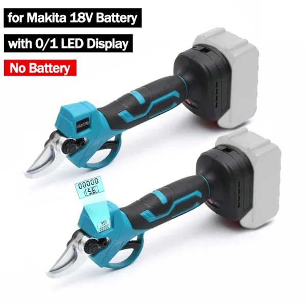 Brushless Electric Pruning Shears 25mm Garden Tool Pruner with 0/1 LED Display Cordless Electric Garden Scissors No Battery - Image 1