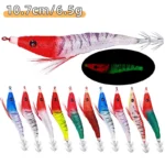 Luminous Squid Jigs Bionic Fishing Lure Artificial Shrimp Squid Hook for Sea Fishing Squid Octopus Cuttlefish Hooks Fishing Tool