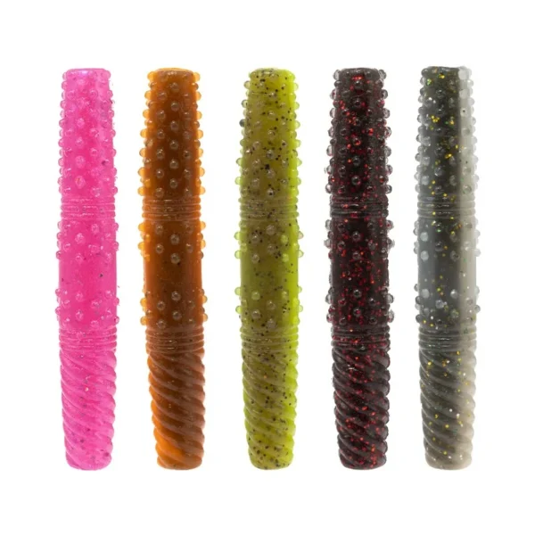 50pcs Fishing Ned Rig Bait Hook Set Insect Soft Bait Box Set Hook Head Fishing Soft Plastic Bait Fish Hook Bait Worm Freshwater - Image 3