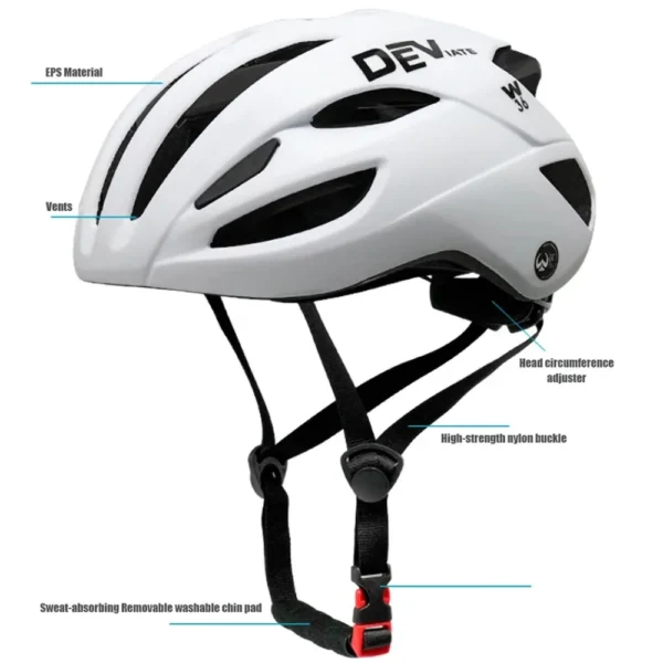 DEV New Cycling Helmet Ultralight Capacete Ciclismo Mountain Road Bike Helmet Men and Women MTB Bicycle Helmet - Image 5