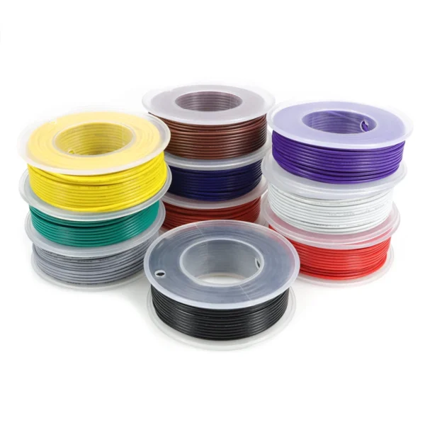UL1007 Electric Wire 30/28/26/24/22/20/18/16AWG In Roll Lighting 300V DIY LED Lamp Line PVC Insulated Tinned Copper Cable Coil - Image 6