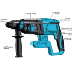 28MM Brushless Electric Hammer Drill Rotary Cordless Rechargeable Power Tools Compatible with Makita Dewalt Milw - Image 2