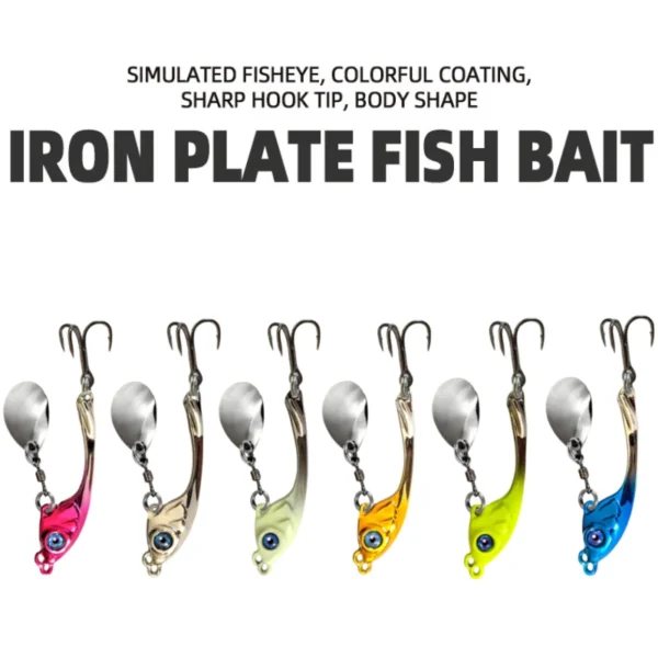 5g/7g/10g 6PCS Metal Spinner Lure VIB Tail Long Trolling Cast Bait Spoon forTrout Pike Freshwater Saltwater Winter Fishing Lure - Image 3