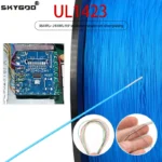 10~100m UL1423 Micro Fine Wire PVDF Insulation (No Scroll) High Temperature Single Core Silver Plated Copper Electronic Cable