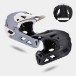 Horntour 2025 Adult Mountain Bike Helmet Full Face Integrally Molded Motorcycle Riding Safety Bicycle Helmet Head Protection - Image 2