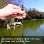 Umbrella Rigs Alabama Rig for Bass Fishing 5 Arms Umbrella A-Rig Swimbaits with 4 Willow Leaf Blades Ultralight Tripod Lures Kit - Image 4