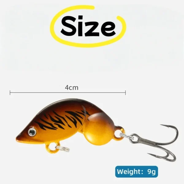 Artificial Fishing Lures with Treble Hooks Walleye Gear Swimbait Crankbait Bionic Shrimp Lures Fishing Tools for Pike Bass Trout - Image 4