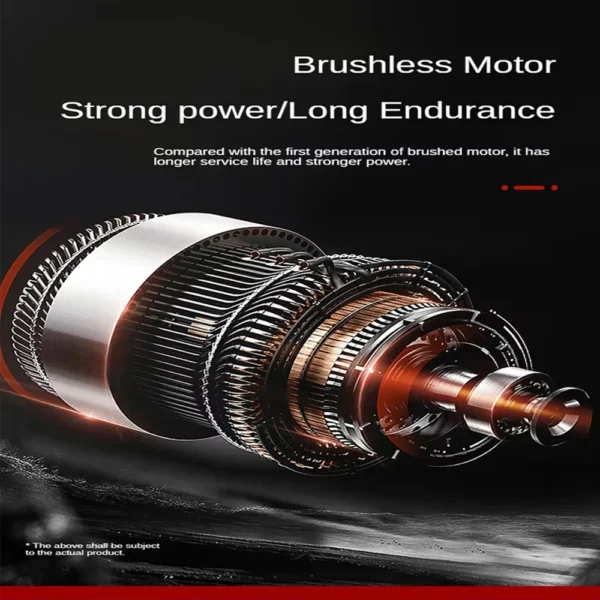 M14 Brushless Electric Angle Grinder 100MM/125MM Cutting Woodworking Tool No Battery Variable Speed Fit Makita 20v Ni Battery - Image 2