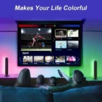 RGB Pickup Light Music Rhythm Lights Upgraded USB Rechargeable Model Christmas Decoration Desktop RGB Light Bar Music Rhythm - Image 5
