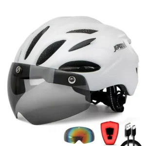 Cycling Helmet with Taillight for Men and Women, Bicycle Helmet, MTB Road Bike, E-Bike Motorcycle