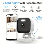 Mini surveillance camera, indoor/outdoor security camera,Home camera,Baby sitter Cam Easy installation,Two-way audio frequency - Image 2