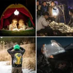 Solar Outdoor Folding Light Portable USB Rechargeable LED Bulb Search Lights Camping Torch Emergency Lamp for Power Outages - Image 3