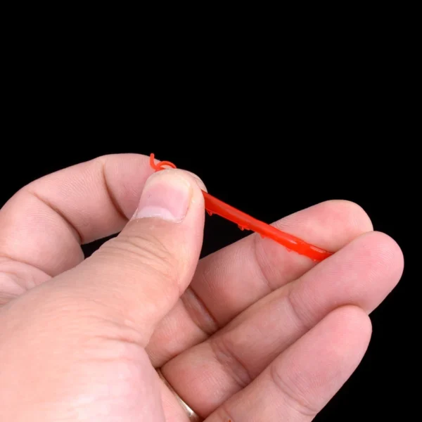 100PCS Shrimp Bait Soft Silicone Artificial Fishing Lures 2.8cm/0.3g Luminous Glow Freshwater Worm Pattern Outdoor Fishin Tackle - Image 5