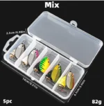 9cm/10g Fishing Spoon Lure With Triple Hook Metal Spinner Sequin Fishing Artificial Bait Long Casting Rig Saltwater Freshwat - Image 3