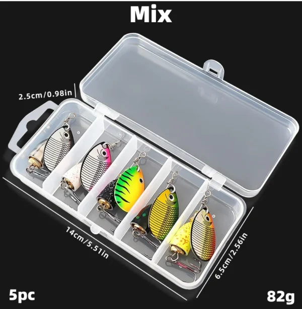 9cm/10g Fishing Spoon Lure With Triple Hook Metal Spinner Sequin Fishing Artificial Bait Long Casting Rig Saltwater Freshwat - Image 3
