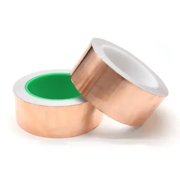 Length 20M Adhesive Conductive Copper Foil Tape 5/6/8/10/15/20/25/30/35/40/45/50mm Single/Double Sided Conduct Copper Foil Tapes - Image 2