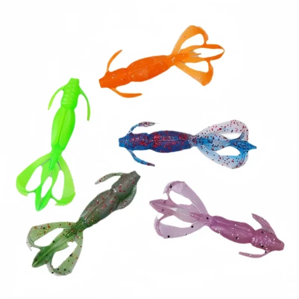 10pcs 5.5cm Soft Lobster Plastic Baits Fishing Lure Trout Bass Silicone Swimbait Jigging Wobblers For Pike Artifical Rubber Bait - Image 6