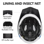Full Face Bicycle Helmets Detachable MTB Helmet for Mountain Bike Adult Racing Motorcycle Riding Safety Helmet Head Protection - Image 5