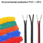 5m/10m/20m UL2468 2 Pins Electrical Wire Tinned Copper Insulated PVC Extension LED Strip Cable 16/18/20/22/24/26/28/30 Gauge AWG - Image 5