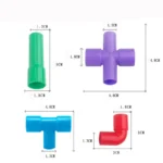Color Water Pipe Building Blocks Children DIY Assembling Pipeline Tunnel Plastic Splicing Building Blocks Kids Educational Toys - Image 4