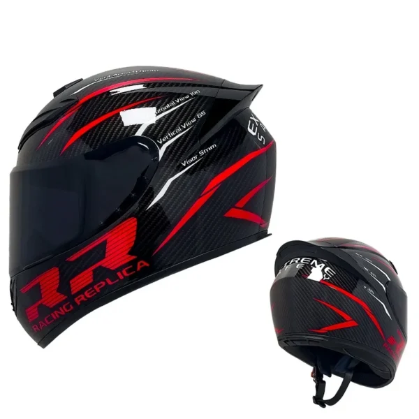 DOT Men and women motorcycle helmets are safe in winter Four Seasons Knights can be equipped with Bluetooth motorcycle helmets - Image 1