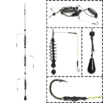 Fishing Fixed Bait Nest Feeder Artificial Bait Cage Set String Hook Bait Holder Catfish Fishing Hook Carp Fishing Tackle 15g-40g - Image 2