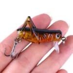 New 3PS Grasshopper Insects Fishing Lures Crap Fishing Artificial Bait Set with Box Jig Wobbler Sea Biomimetic Fishing Tackles - Image 4