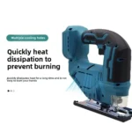 Electric Jig Saw Portable Multifunction Carpenter PowerTool Variable Speed Curved Saw Fit Makita/Dewalt/Milwaukee 18V No Battery - Image 6